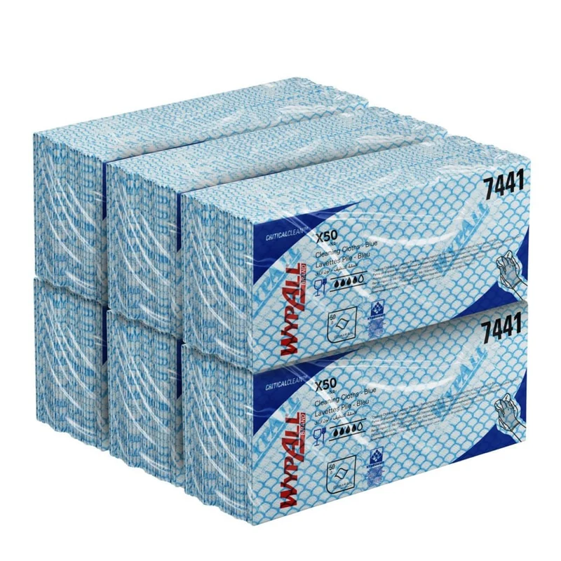 WypAll® X50 Wischtücher - Interfold / 41.80 cm x 24.70 cm