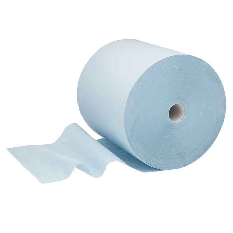 WypAll® L30 Papierwischtuch für industrielle Reinigungsaufgaben - Großrolle - Extra breit / Blau - 1 Roll x 670 Sheets | Karton (1 Rolle)