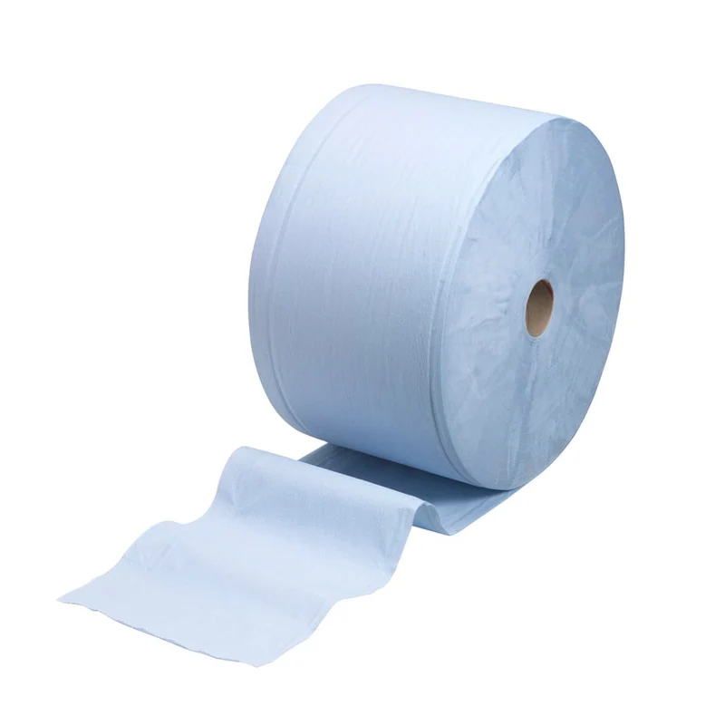 WypAll® L30 Papierwischtuch für industrielle Reinigungsaufgaben - Großrolle / Blau - 1 Roll x 750 Sheets | Karton (1 Rolle)