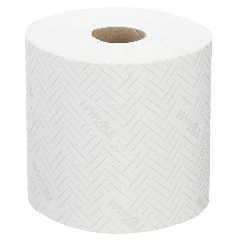 WypAll® L20 Papierwischtuch für Instandhaltungsarbeiten - Zentralentnahme / Weiß - 6 Rolls x 400 Sheets | Karton (6 Rollen)