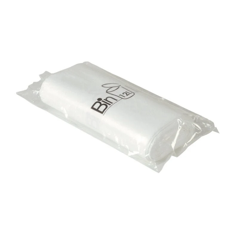 Bin Line Beutel 15 L, 445x540 mm, 10 my LLDPE, Weiß | Rolle (20 Beutel)