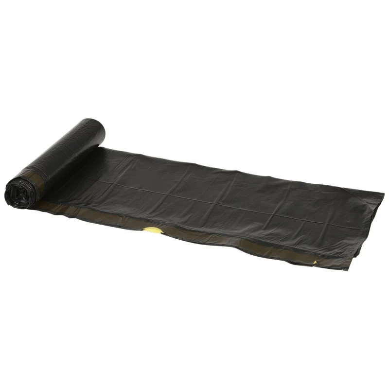 Abfallsäcke 120 L, m. Zugband, 700x1010mm 55 my Schwarz | Rolle (10 Beutel)