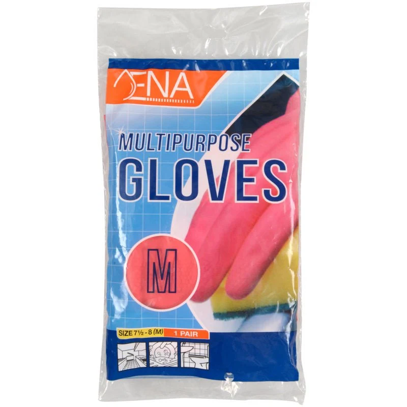 ENA Multipurpose Haushaltshandschuhe Latex, Gelb