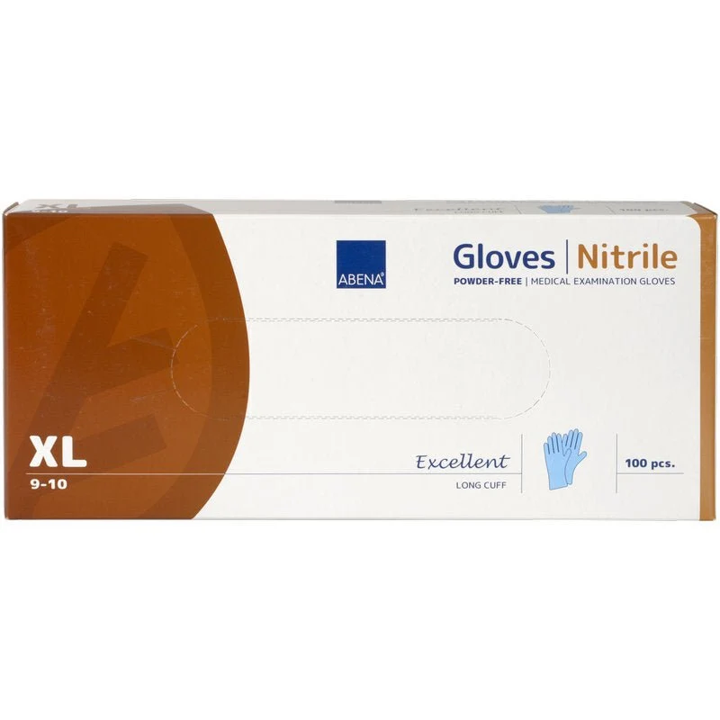 Nitril-Handschuhe Excellent, Puderfrei, Lang, Blau