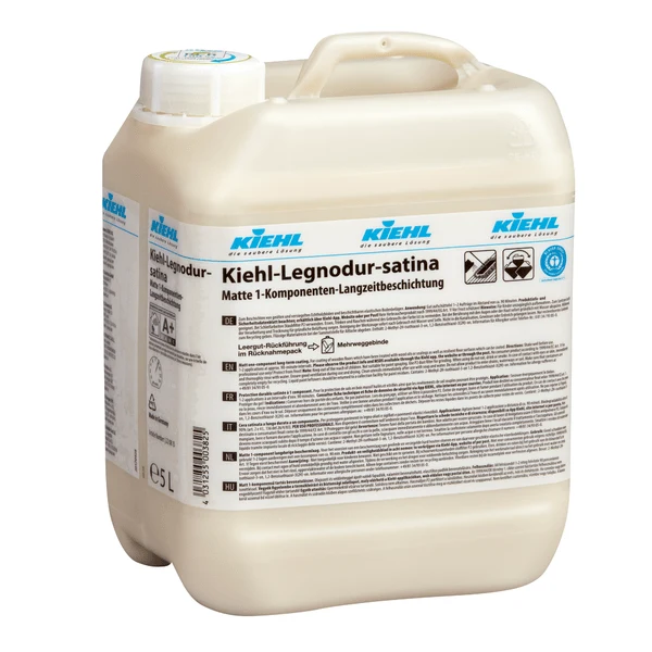 Kiehl-Legnodur-satina Matte 1-Komponenten-Permanentbeschichtung | Flasche (5 l)
