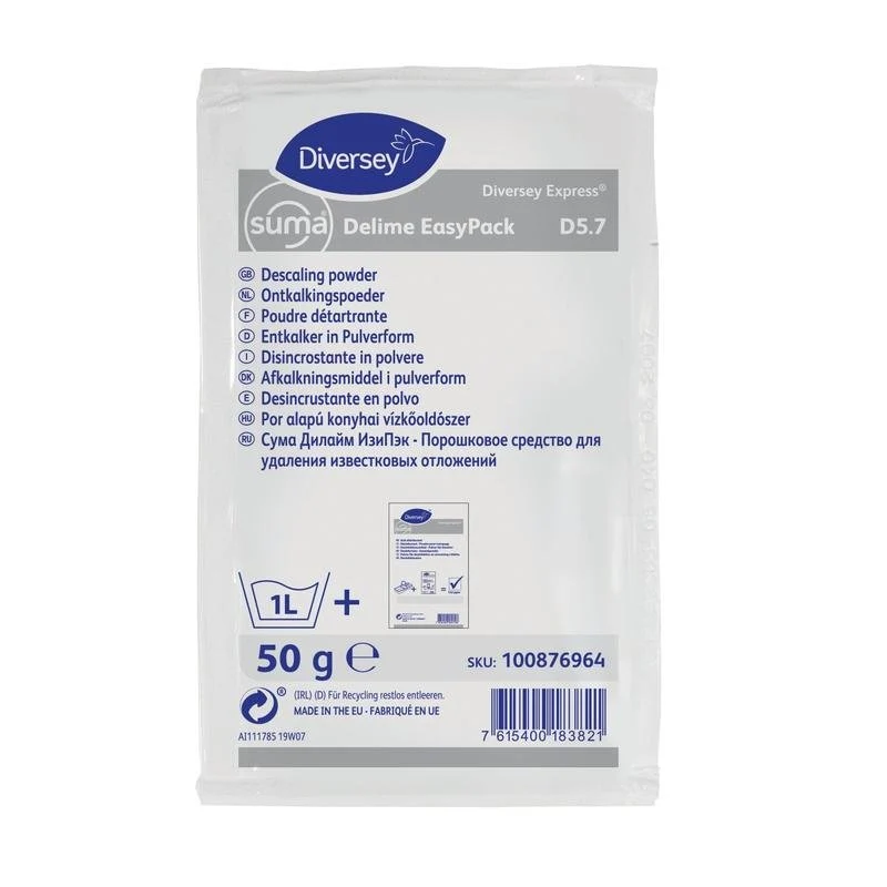 Suma Delime EP D5.7, Pulverförmiger Entkalker | Packung (50 g)