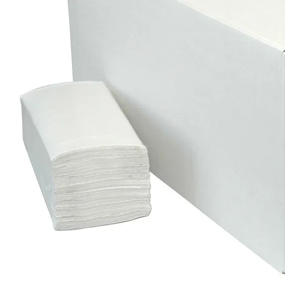 V-Falz Falthandtücher hochweiß 1-lagig, Aus recyceltem Papier, passend für den Spender D1228913 | Packung (250 Blätter)