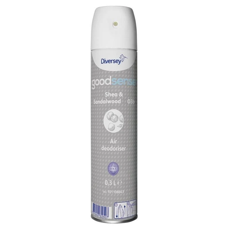 Good Sense Shea & Sandalwood, Raumspray-Lufterfrischer und Geruchsneutralisierer | Dose (300 ml)