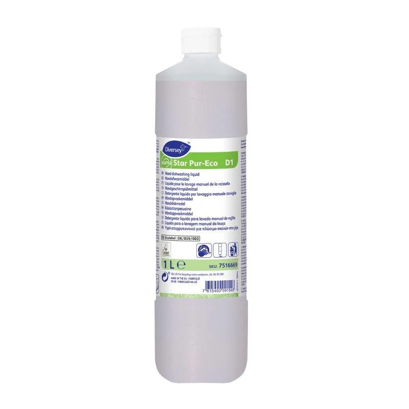 Suma Star Pur-Eco D1, Handgeschirrspülmittel | Flasche (1 l)