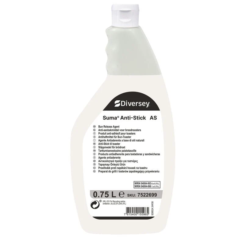 Suma Anti-Stick AS, Antihaftmittel für Bun-Toaster | Flasche (750 ml)