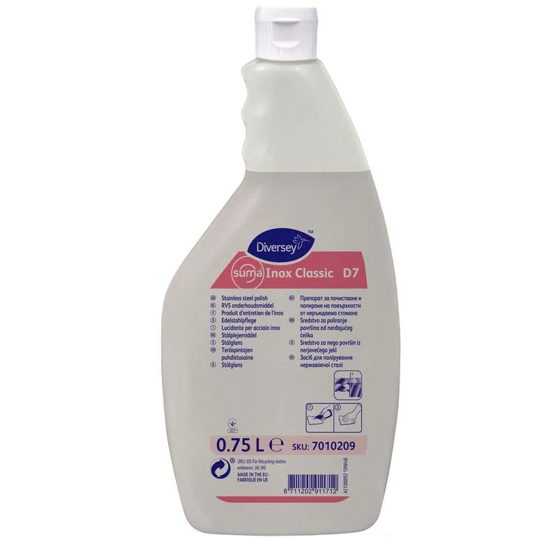 Suma Inox Classic D7, Edelstahlpflege, ölig | Flasche (750 ml)