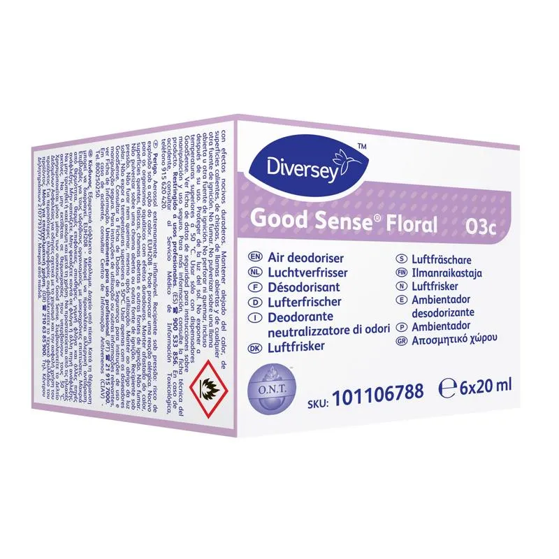 Good Sense Floral, Duftpatrone für das Good Sense Lufterfrischersystem | Packung (6 Stück)