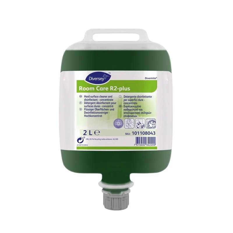 Room Care R2 plus, Flüssiger, desinfizierender Oberflächenreiniger, Hochkonzentrat | Beutel (2 l)
