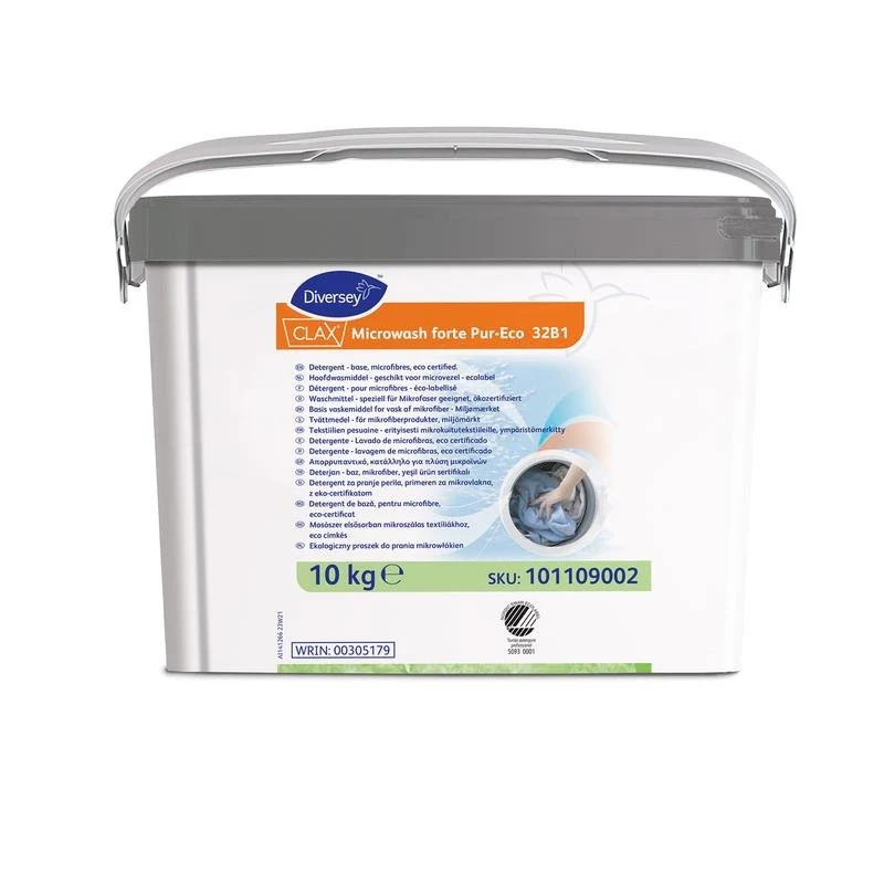 Clax Microwash forte Pur-Eco, Waschmittel für Mikrofasern - umweltzertifiziert | Eimer (10 kg)