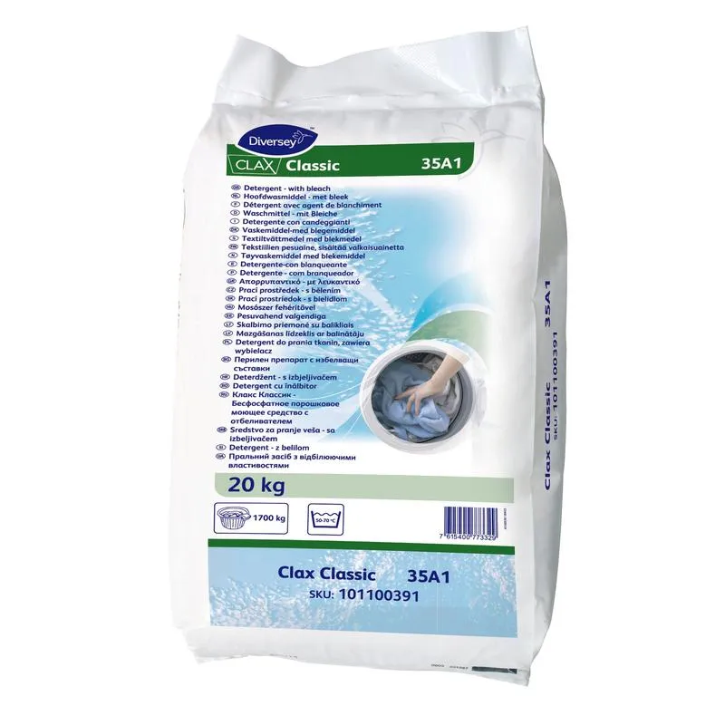 Clax Classic 35A1, Vollwaschmittel, für weiches bis mittelhartes Wasser | Sack (20 kg)