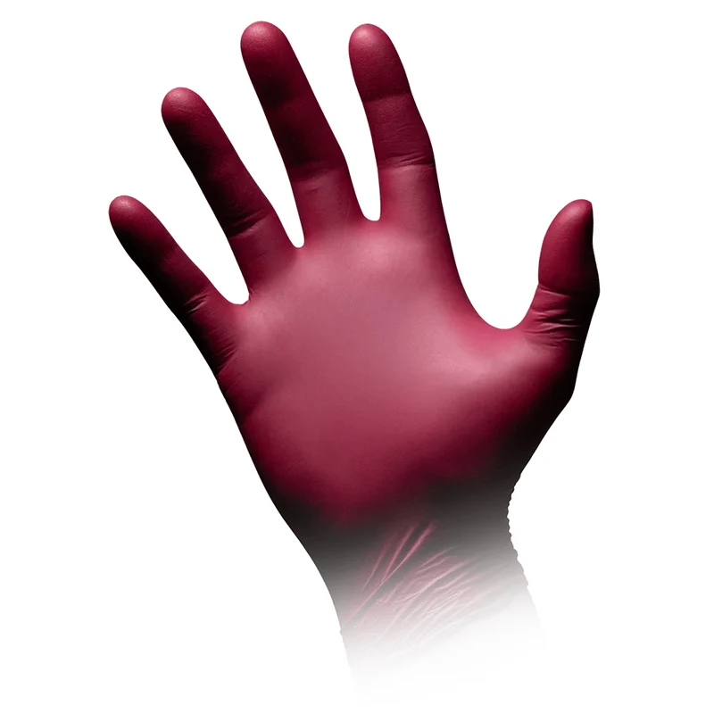 AMPri STYLE GRAPE Nitrilhandschuhe puderfrei by MED-COMFORT, Bordeaux