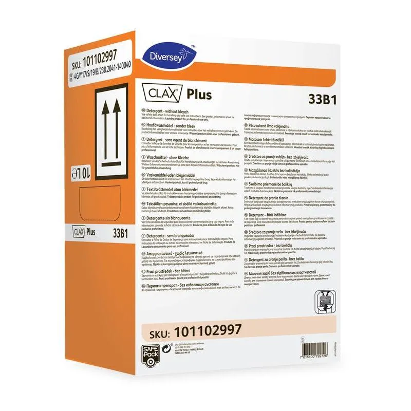 Clax Plus 33B1 Flüssigwaschmittel ohne Bleichmittel