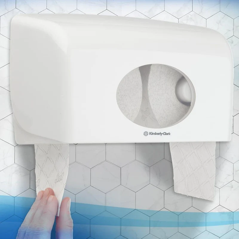 Scott® Essential™ Toilettenpapier 8517 2-lagig 36 Rollen/21.600 Blatt | Karton (6 Päckchen)
