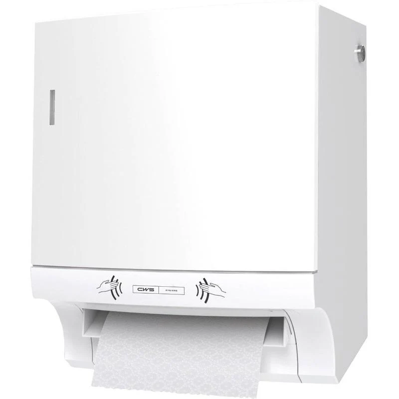 CWS ParadiseLine Papierhandtuchrollenspender Paperroll NT inklusive Panel Weiß | 1 Stück