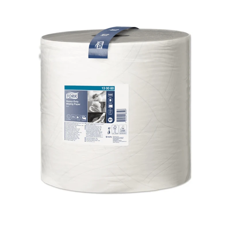 Tork extra-starke Mehrzweck-Papierwischtücher Premium W1 2-lagig | Karton (1 Rollen)