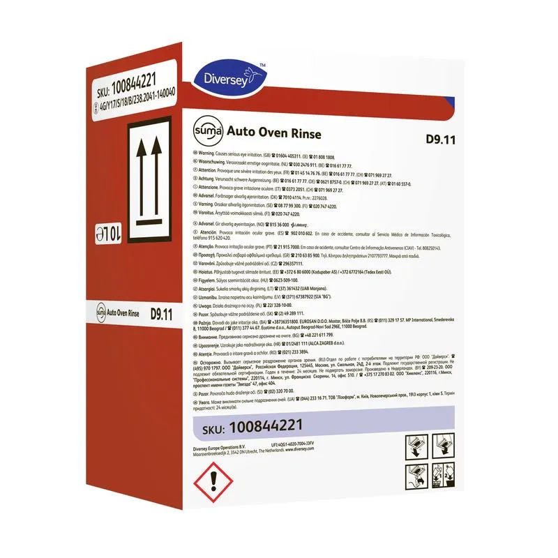 Suma Auto Oven Rinse D9.11, Klarspüler für autom. Konvektomatenreinigung