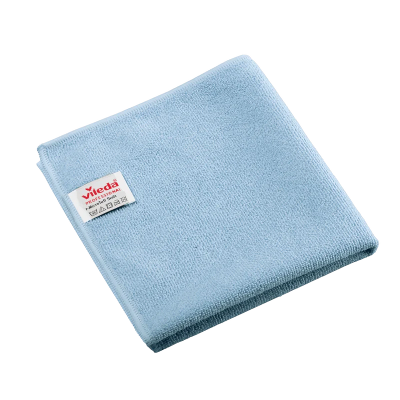 Vileda Professional r-MicroTuff Swift Microfasertuch, verschiedene Farben | Packung (5 Tücher)