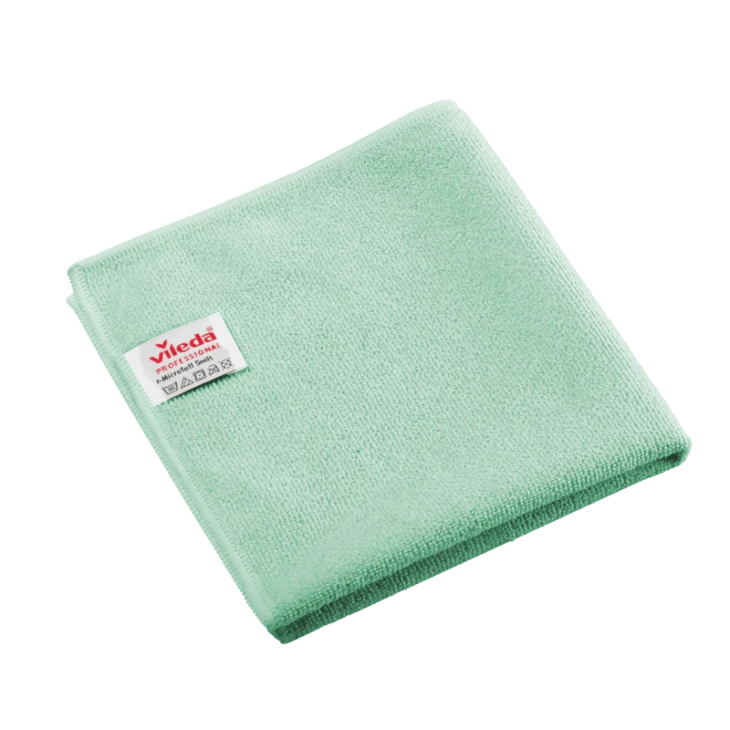 Vileda Professional r-MicroTuff Swift Microfasertuch, verschiedene Farben | Packung (5 Tücher)
