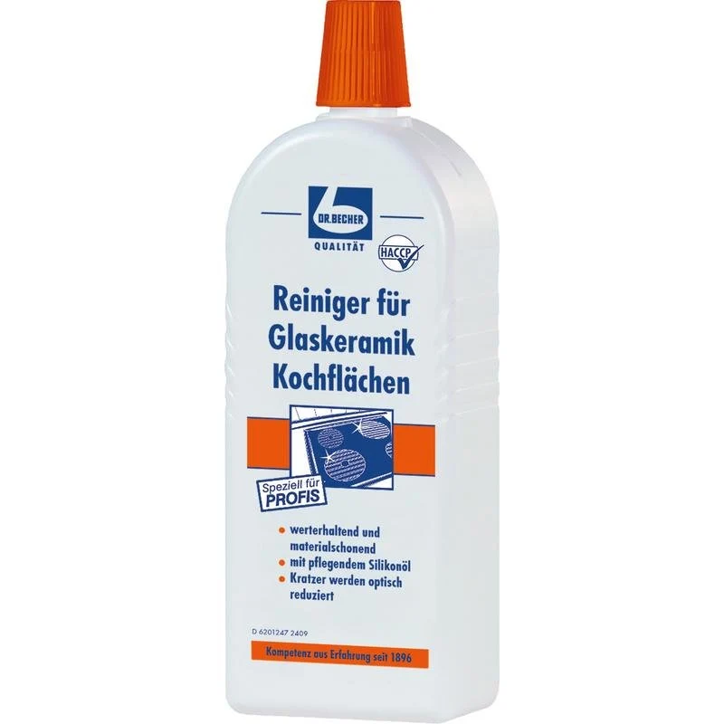Dr. Becher Glaskeramik Reiniger für CERAN® Kochflächen - 500 ml | Flasche (500 ml)