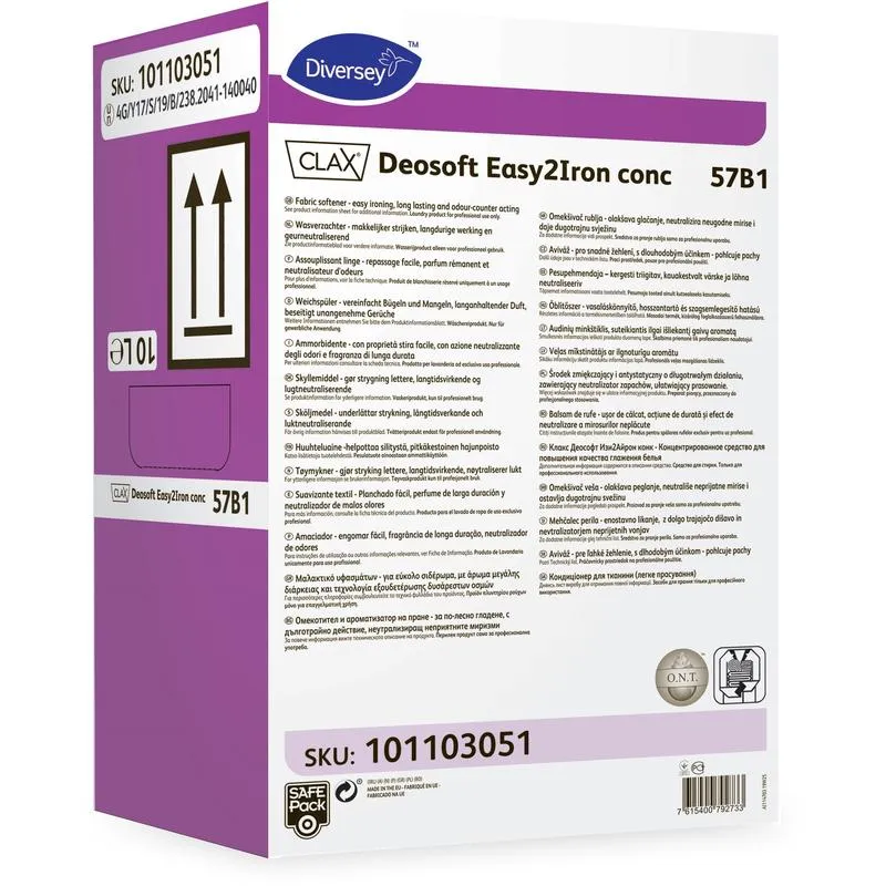 Clax Deosoft Easy2Iron conc 57B1, Weichspüler mit bügelfreundlichen Eigenschaften