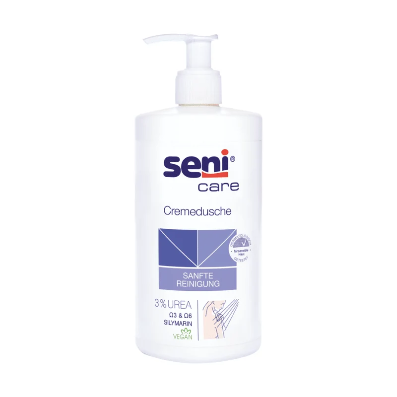 Seni Care Cremedusche mit 3% Urea - 500 ml | Packung (500 ml)
