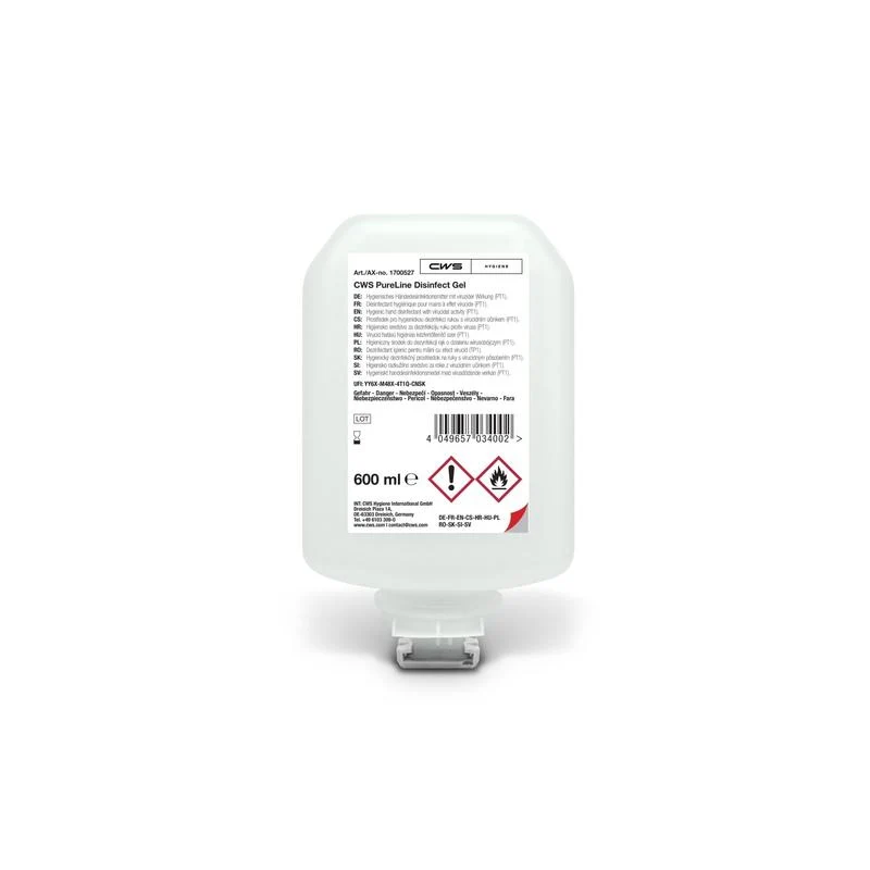 CWS PureLine Desinfect Gel 600 ml