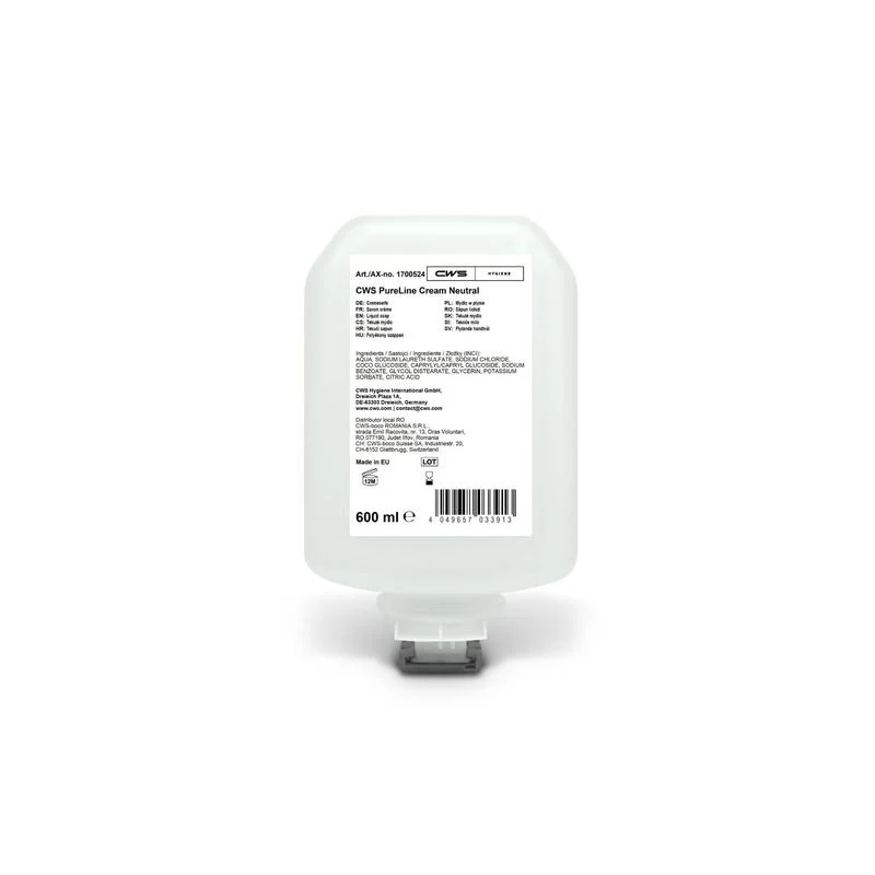 CWS PureLine Cream Neutral 600 ml | Flasche (600 ml)