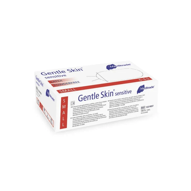 Meditrade Gentle Skin® sensitive Latex Einmalhandschuhe