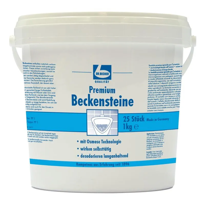 Dr. Becher Beckensteine Premium - 1 kg | Eimer (1 kg)