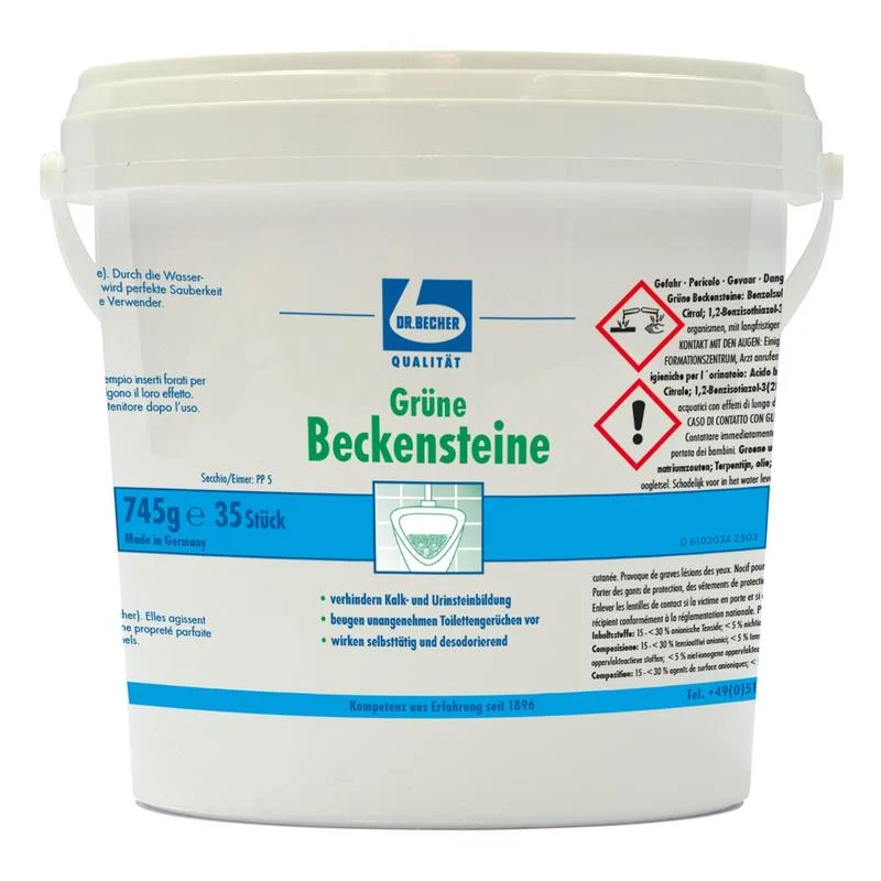 Dr. Becher Grüne Beckensteine - 35 Stück | Packung (35 Stück)