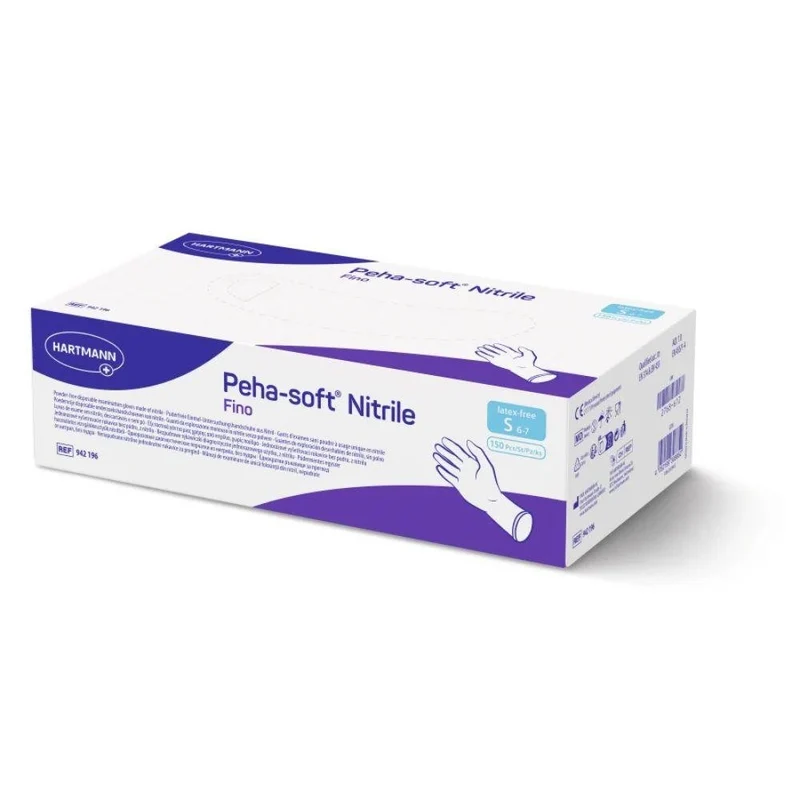 Peha-soft® nitrile fino Einweghandschuhe, puderfrei