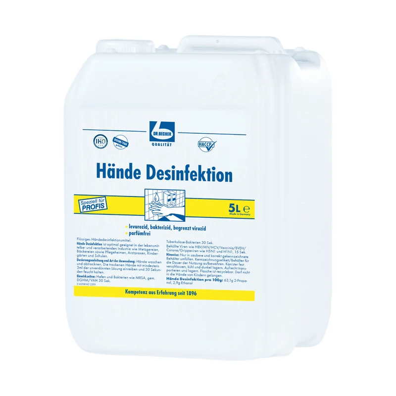 Dr. Becher Hände Desinfektion