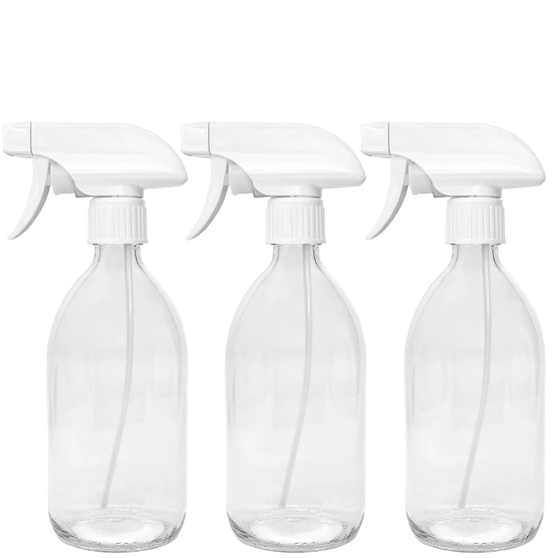 BiOHY Vaporisateur en verre 500 ml, Bouteille en verre, Vaporisateur à pompe, Vaporisateur à main