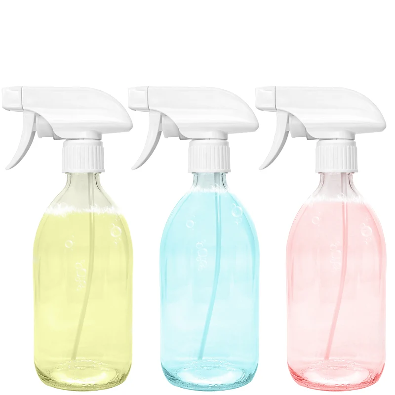 BiOHY Vaporisateur en verre 500 ml, Bouteille en verre, Vaporisateur à pompe, Vaporisateur à main