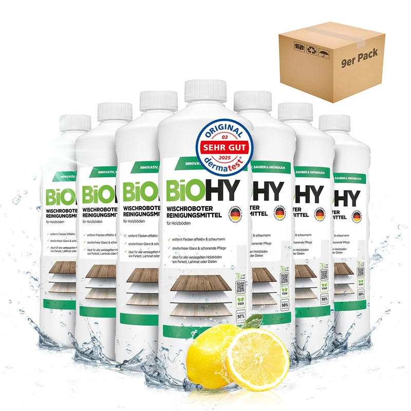 BiOHY Nettoyant pour robot d'essuyage, Nettoyant pour robot d'essuyage, Concentré