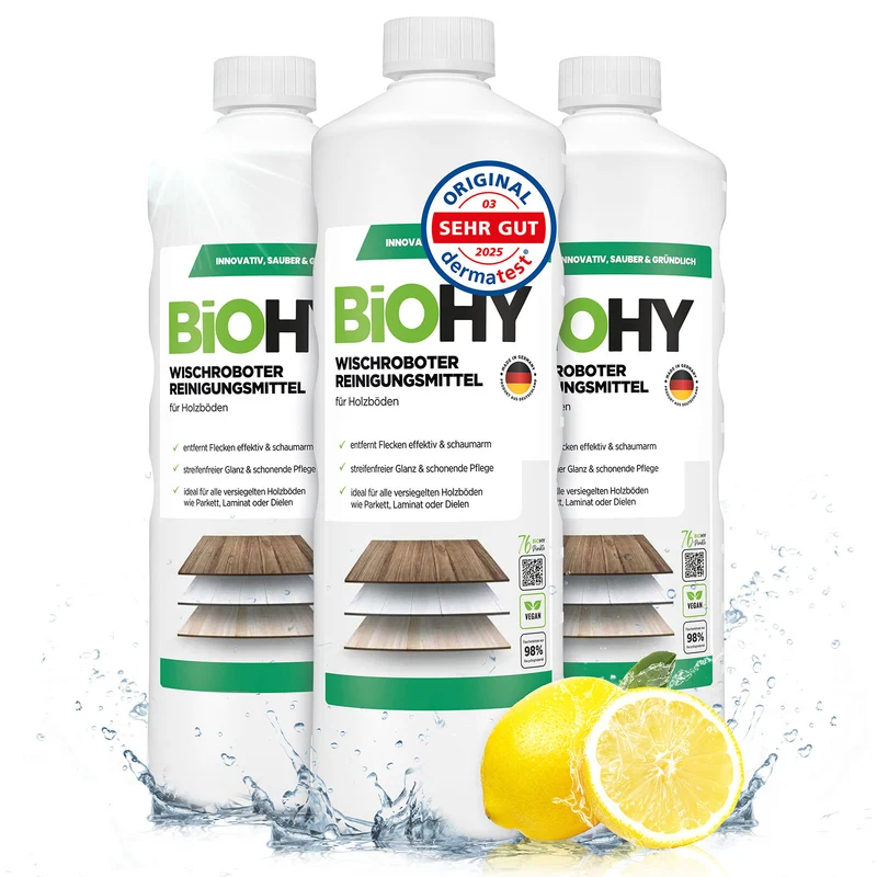 BiOHY Nettoyant pour robot d'essuyage, Nettoyant pour robot d'essuyage, Concentré