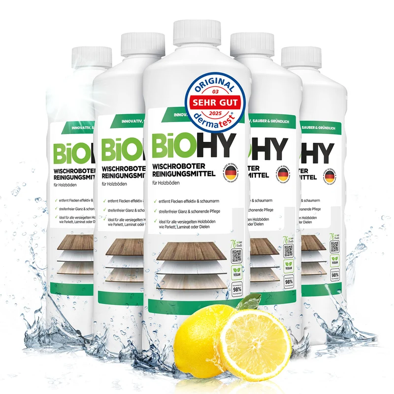 BiOHY Nettoyant pour robot d'essuyage, Nettoyant pour robot d'essuyage, Concentré