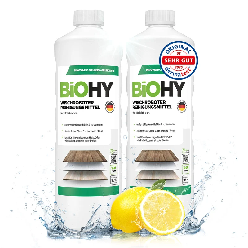 BiOHY Nettoyant pour robot d'essuyage, Nettoyant pour robot d'essuyage, Concentré