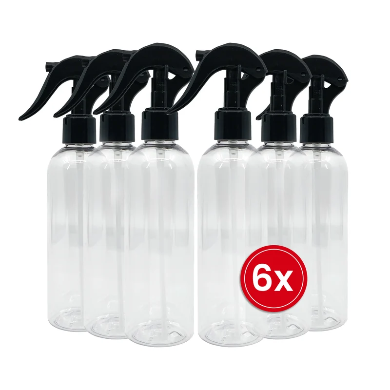 BiOHY Vaporisateur (Transparent) 250ml, Vaporisateur à pompe, Vaporisateur à main, Spray bouteille