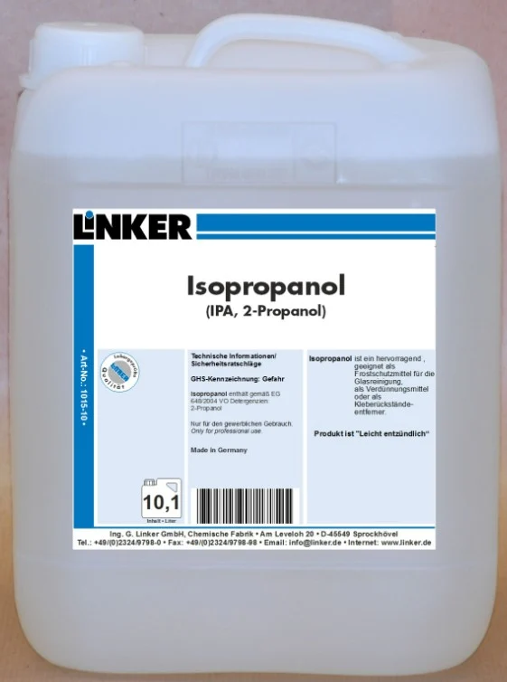 Linker Isopropanol 99,9 % Alkoholreiniger - 10 Liter Kanister