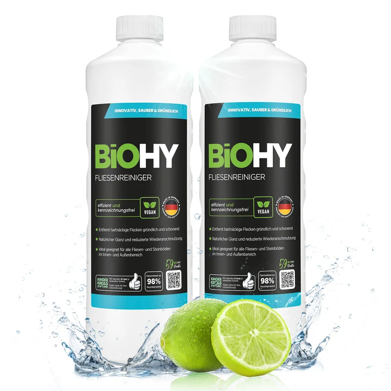 BiOHY nettoyant pour carrelage, nettoyant pour sol carrelé, huile pour carrelage