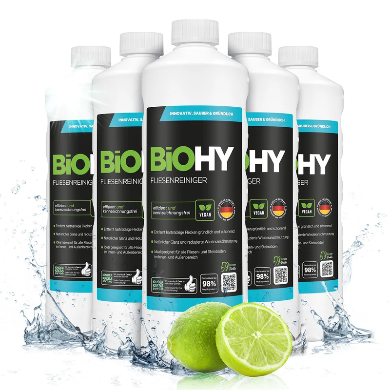 BiOHY nettoyant pour carrelage, nettoyant pour sol carrelé, huile pour carrelage