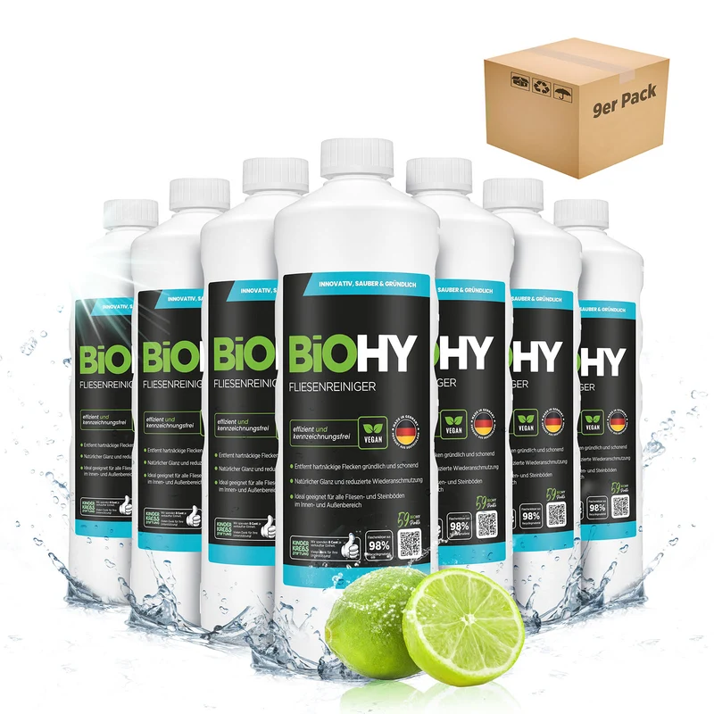 BiOHY nettoyant pour carrelage, nettoyant pour sol carrelé, huile pour carrelage