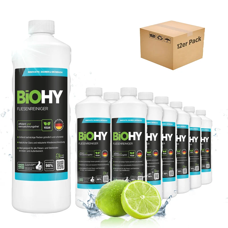 BiOHY nettoyant pour carrelage, nettoyant pour sol carrelé, huile pour carrelage