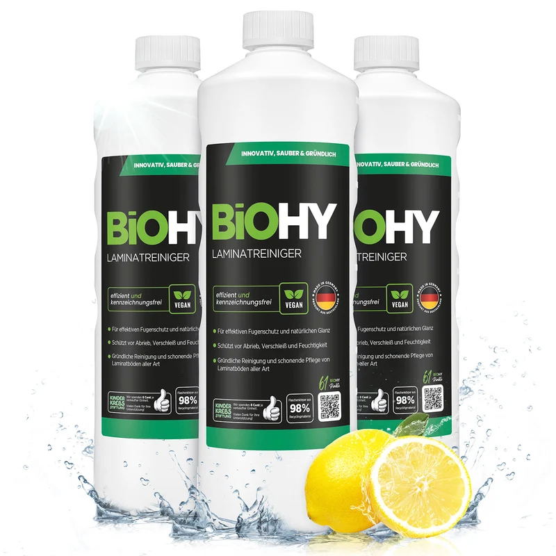 Nettoyant pour stratifiés BiOHY, entretien des stratifiés, nettoyant pour vinyle